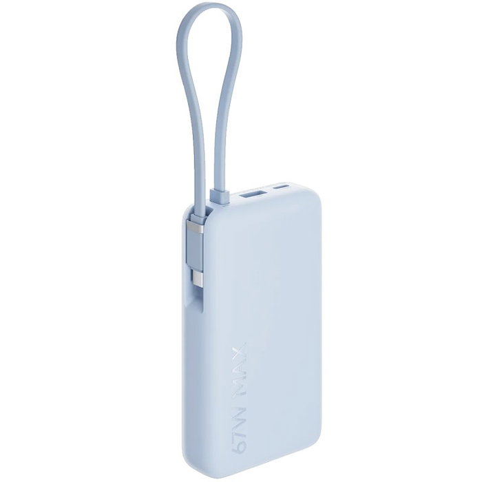 Xiaomi Power Bank 10000 con cable integrado 67W Azul Hielo